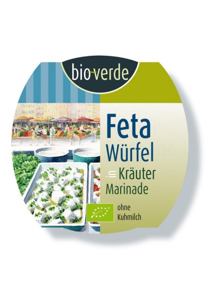 Feta-Würfel mit Kräuter 125 g