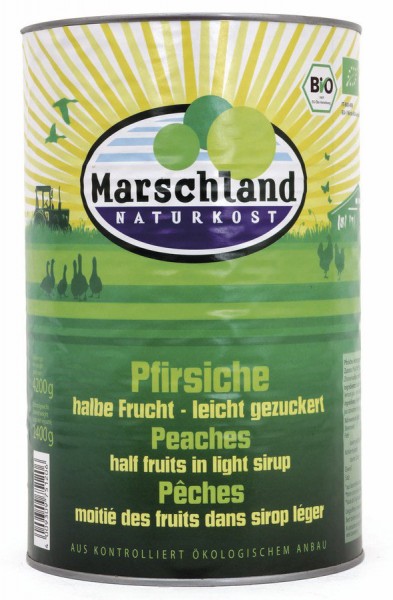Pfirsiche halbe Frucht - leicht gezuckert 4200 ml