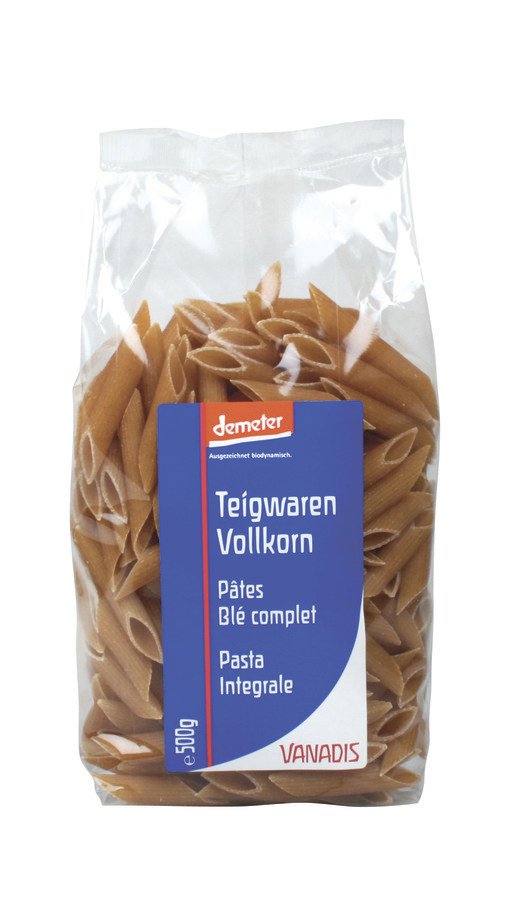 Penne Vollkorn 0,5 kg | Rohners Online Hofladen