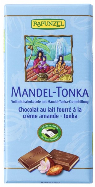 Vollmilch Schokolade Mandel-Tonka HIH 100 g