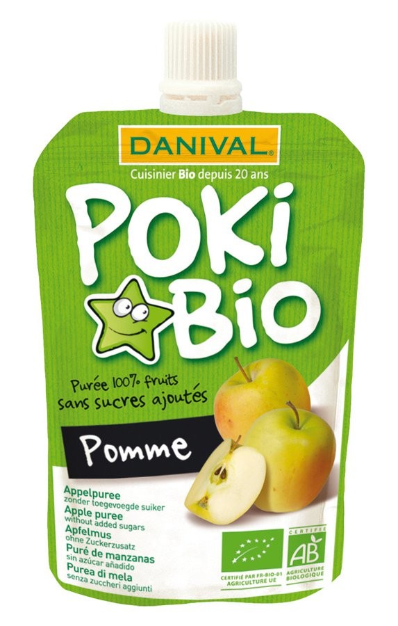 Fruchtmus Poki Bio Apfel 90 g | Rohners Online Hofladen