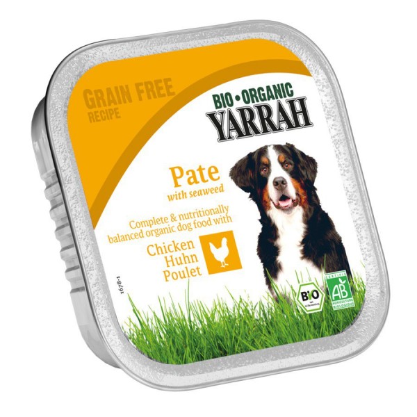 Bio Hund Paté Huhn mit Seetang 150 g