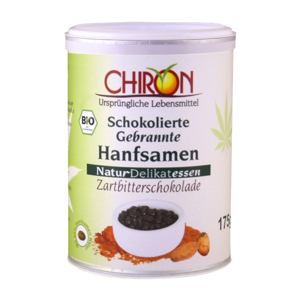 Schokolierte Hanfsamen Zartbitter 175 g