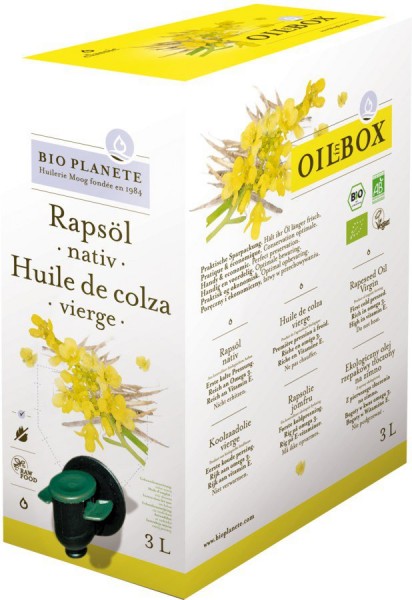 Rapsöl nativ OIL IN BOX 3 l