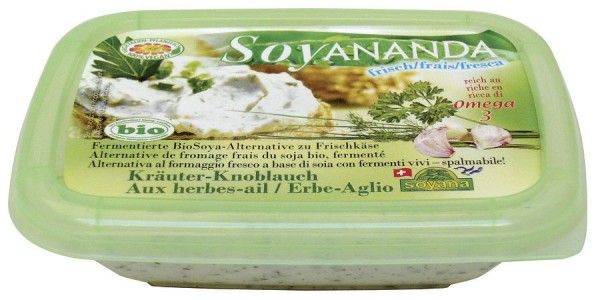 Soyananda Frischkäse Kräuter-Knoblauch 140 g
