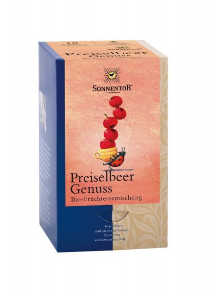 Preiselbeer Genuss Früchtetee bio 18x2,8 g