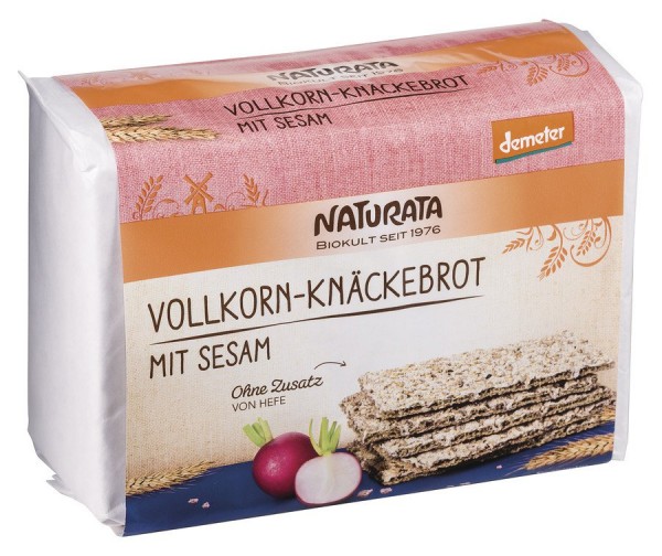 Vollkorn-Kn&amp;auml;ckebrot mit Sesam 250 g