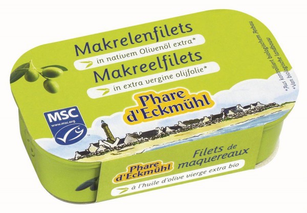 Makrelenfilets mit Olivenöl 118 g