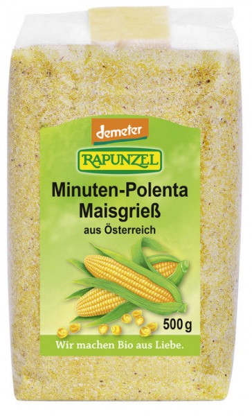 Minuten-Polenta Maisgrieß, demeter 500 g