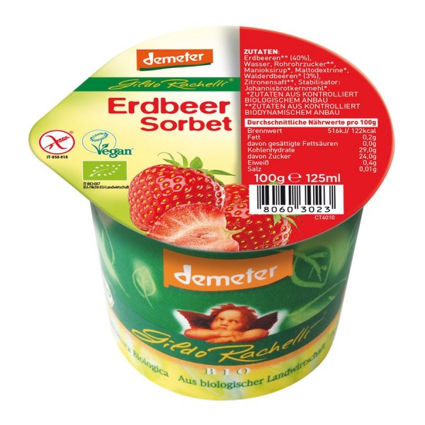Erdbeer Sorbet 125 ml