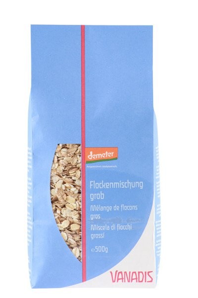 Flocken-Mischung grob mit Dinkel 0,5 kg