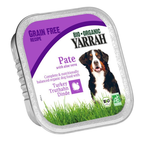 Bio Hund Paté Truthahn mit Aloe Vera 150 g