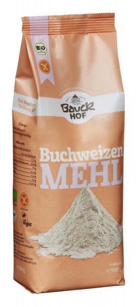 Buchweizenmehl Vollkorn glutenfrei Bio 500 g