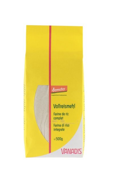 Mehl Reis Vollkorn 0,5 kg