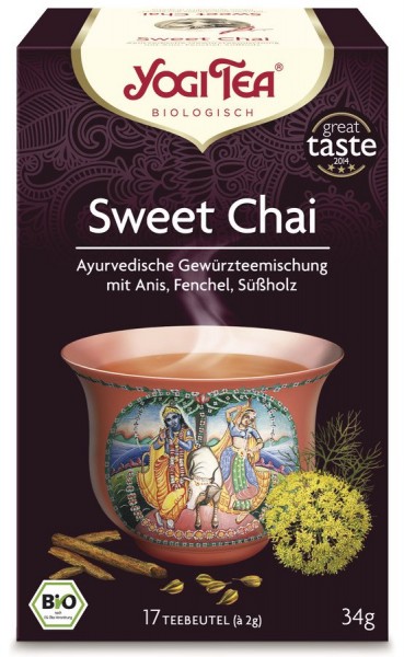 Yogi Teau00ae Sweet Chai Bio 17 St