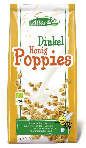 Dinkel Honig Poppies 300 g