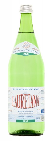 LAURETANA - Das leichteste Wasser Europas MILD 1000 ml