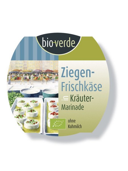 Ziegen-Frischkäse in Kräuter-Mar. m.rosa Pfeffer 100 g