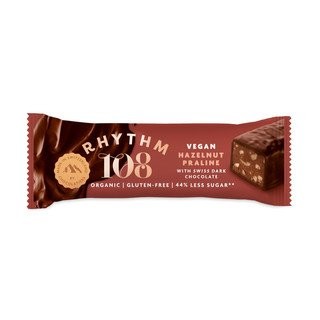Rhythm 108 Hazelnut Praline Dark Chocolate Bar 33g
