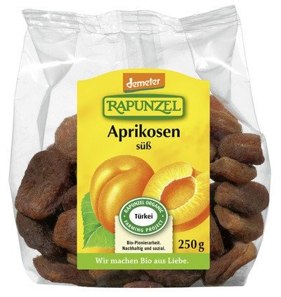 Aprikosen ganz süß, Projekt demeter 250 g
