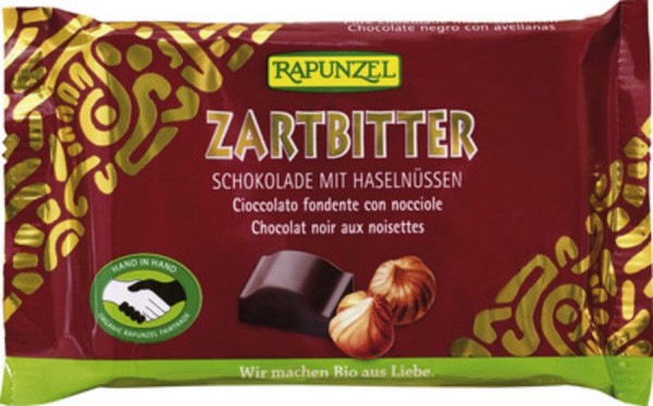 Zartbitter Schokolade 60% mit ganzen Nüssen HIH 100 g
