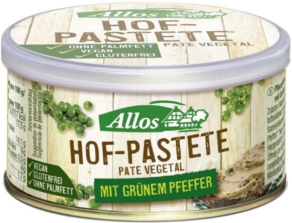 Hof-Pastete Grüner Pfeffer 125 g