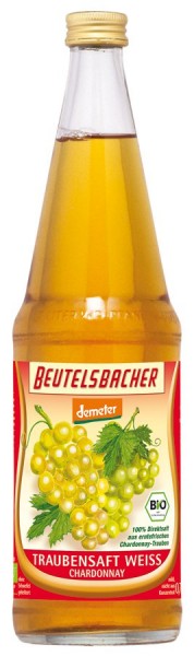 Traubensaft weiß naturtrüber Direktsaft 0,7 l