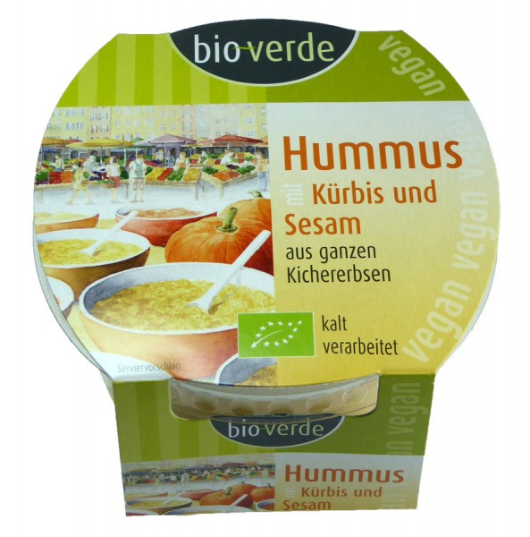 Hummus K&amp;uuml;rbis-Sesam vegan 150 g