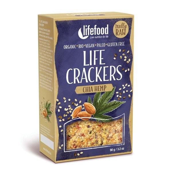 Life Cracker Chia Hanf 90 g