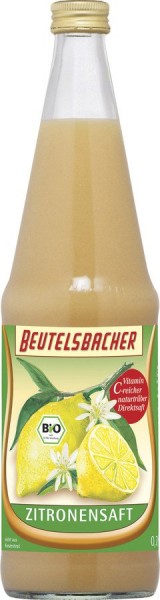 Zitronensaft Naturtrüber Direktsaft 0,7 l