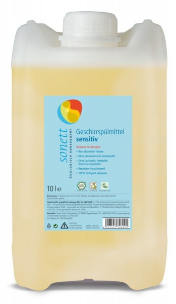 Geschirrspülmittel sensitiv 10 l
