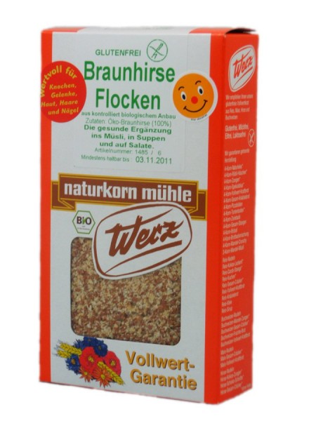 Braunhirse-Flocken glutenfrei 250 g
