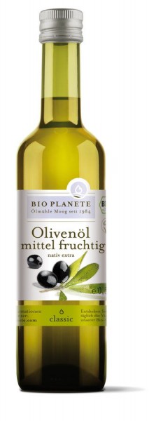 Olivenöl mittel fruchtig nativ extra 0,5 l