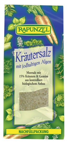 Kräutersalz jodiert mit 15% Kräutern &amp; Gemüse 500 g