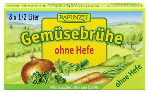 Gemüse-Brühwürfel, ohne Hefe 8 St