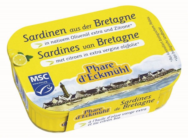Sardinen mit Olivenöl und Zitrone 115 g