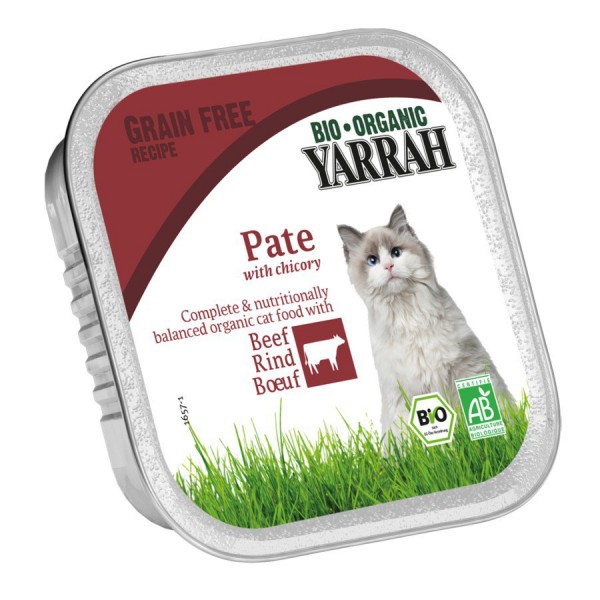 Bio Katzen Paté Rind mit Zichorie 100 g