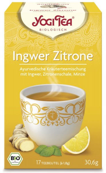 Yogi Teau00ae Ingwer Zitrone Bio 17 St