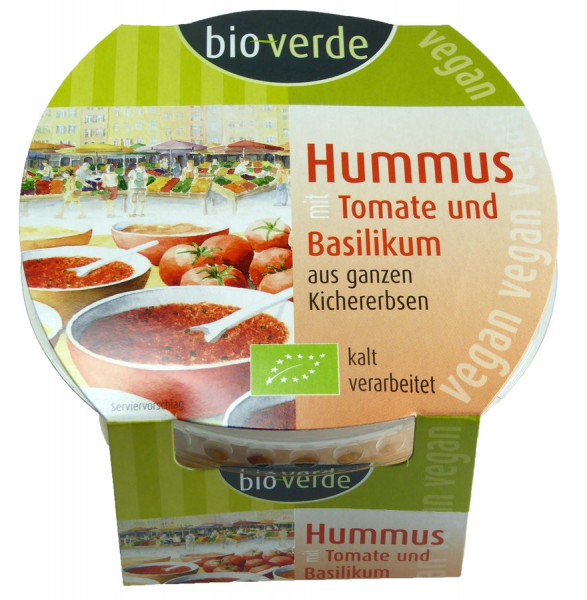 Hummus Tomate-Basilikum vegan 150 g