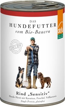DEFU Hunde-Menü sensitive Rind 410 g