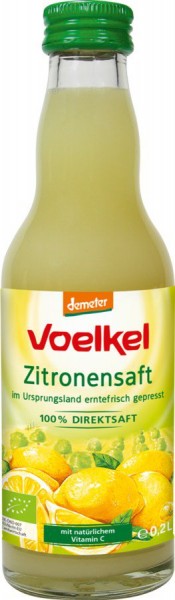 Zitronensaft - 100% Direktsaft 0,2 l