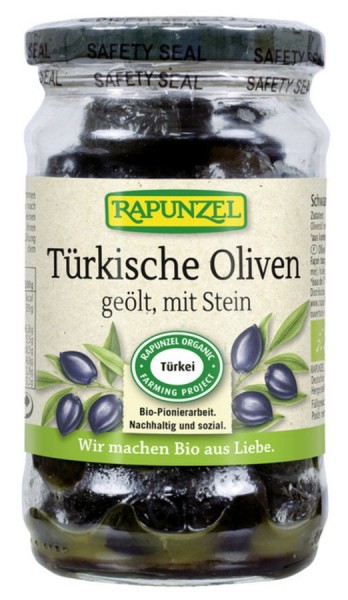 Oliven schwarz, mit Stein, Projekt 185 g