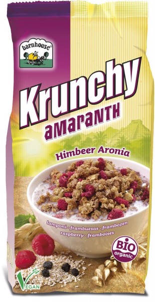 Krunchy Amaranth Himbeer-Aronia 375 g