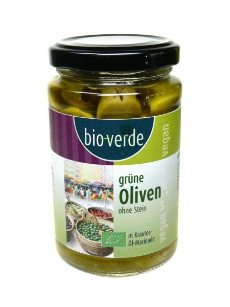 Grüne Oliven ohne Stein 200 g
