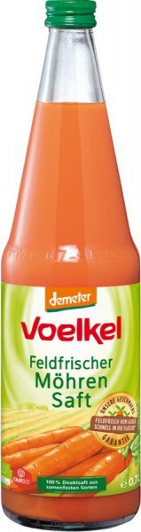 Feldfrischer Möhrensaft, samenfest 0,7 l