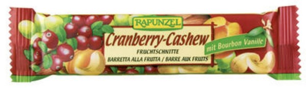 Fruchtschnitte Cranberry-Cashew 40 g