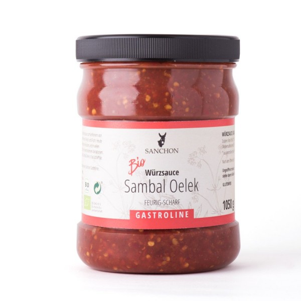 Würzsauce Sambal Oelek, Sanchon Gastroline 1050 g