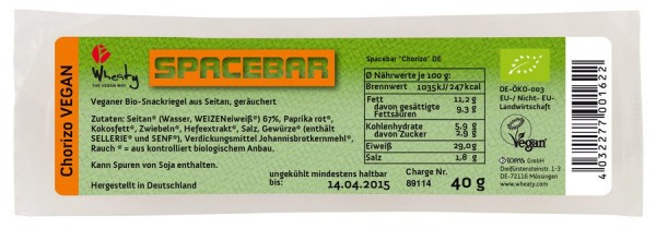 Spacebar Chorizo 40 g