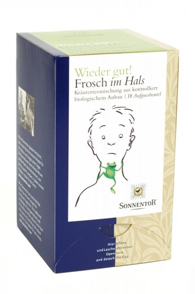 Frosch im Halsu00ae Tee Wieder gut!u00ae bio 18x1,5 g