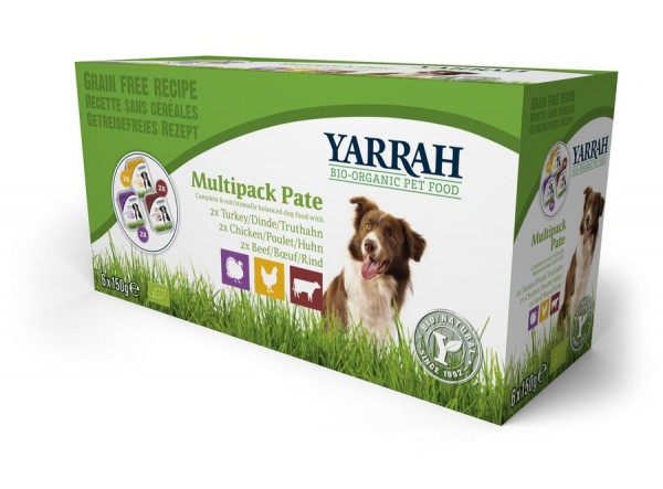 Yarrah Multipack Paté Hund 6 x 150 g